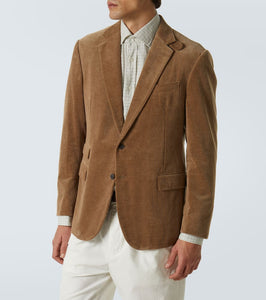 Ralph Lauren Purple Label Kent cotton and cashmere corduroy blazer