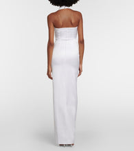Rasario Bridal halterneck satin gown
