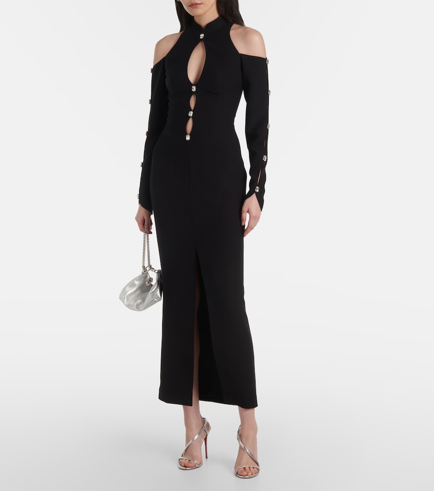 Rasario Crystal-embellished  midi dress