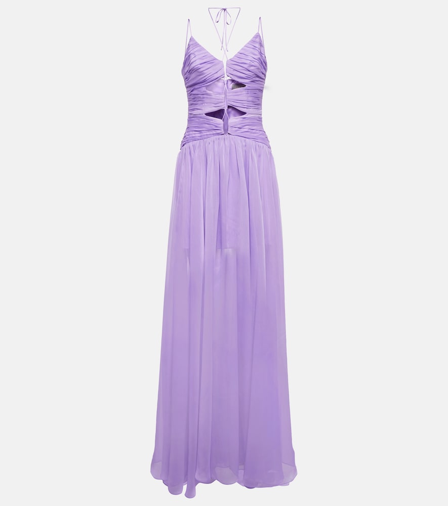 Rasario Cutout chiffon gown. Rasario 镂空雪纺礼服