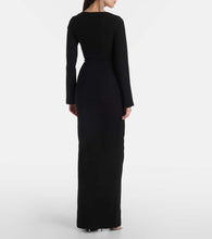 Rasario Cutout cr√É¬™pe maxi dress