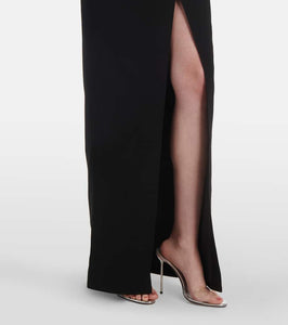 Rasario Cutout cr√É¬™pe maxi dress