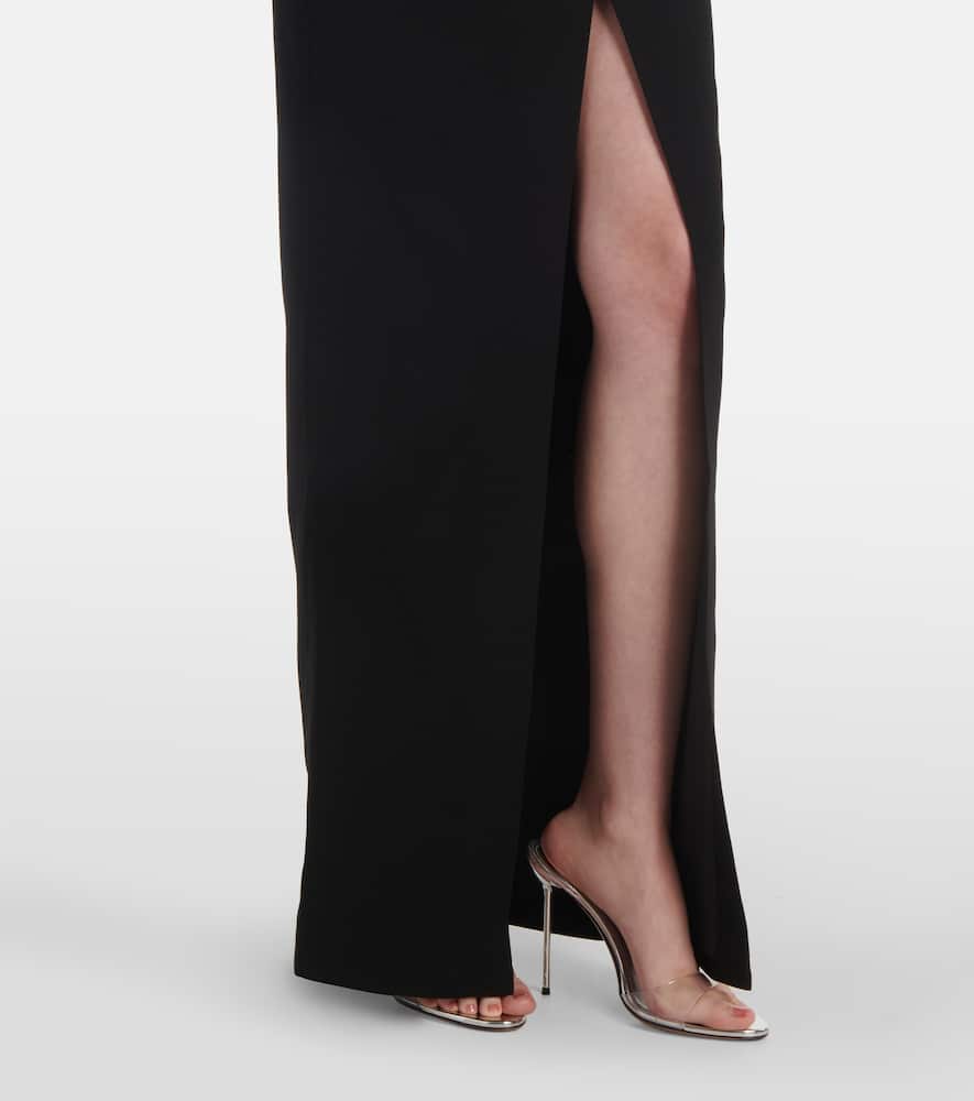 Rasario Cutout cr√É¬™pe maxi dress