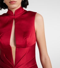 Rasario Draped cutout midi dress