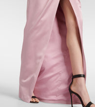 Rasario Draped satin gown