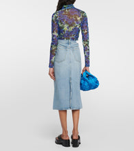 Re/Done Low Rider denim midi skirt