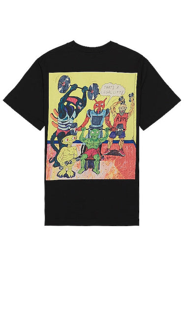 Real Bad Man Legal Life Tee in Black - T-shirt Real Bad Man Legal Life en noir - Real Bad Man Legal Life 黑色 T 恤 - Real Bad Man Legal Life T-Shirt in Schwarz - Real Bad Man 리갈 라이프 티셔츠 - Maglietta Real Bad Man Legal Life in nero