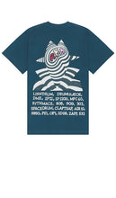 Real Bad Man Machine Freaks Tee in Teal - T-shirt Real Bad Man Machine Freaks en bleu sarcelle - Real Bad Man Machine Freaks 青色 T 恤 - Real Bad Man Machine Freaks T-Shirt in Blaugrün - Real Bad Man Machine Freaks 티셔츠 - Maglietta Real Bad Man Machine Freaks in verde acqua