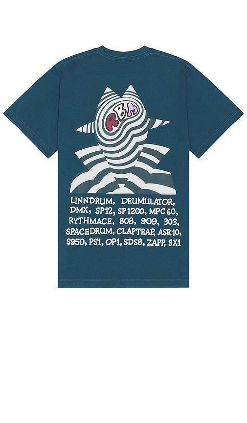 Real Bad Man Machine Freaks Tee in Teal - T-shirt Real Bad Man Machine Freaks en bleu sarcelle - Real Bad Man Machine Freaks 青色 T 恤 - Real Bad Man Machine Freaks T-Shirt in Blaugrün - Real Bad Man Machine Freaks 티셔츠 - Maglietta Real Bad Man Machine Freaks in verde acqua