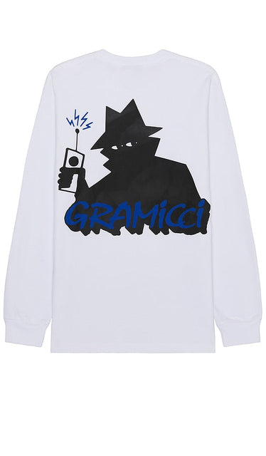 Real Bad Man x Gramicci Records Tee in White - T-shirt Real Bad Man x Gramicci Records en blanc - Real Bad Man x Gramicci Records 白色 T 恤 - T-Shirt von Real Bad Man x Gramicci Records in Weiß - Real Bad Man x Gramicci Records 티셔츠 - Maglietta Real Bad Man x Gramicci Records in bianco