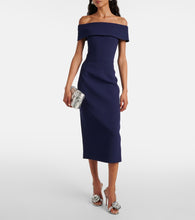 Rebecca Vallance Amore off-shoulder  midi dress