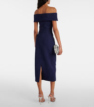 Rebecca Vallance Amore off-shoulder  midi dress