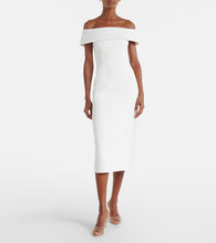 Rebecca Vallance Bridal Amore off-shoulder  midi dress