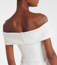 Rebecca Vallance Bridal Amore off-shoulder  midi dress