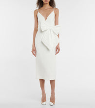 Rebecca Vallance Bridal Genevieve bow-trimmed  midi dress