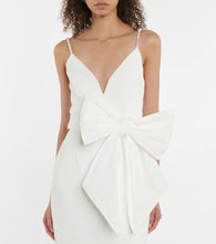 Rebecca Vallance Bridal Genevieve bow-trimmed  midi dress