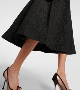 Rebecca Vallance Bridal Helene off-shoulder brocade midi dress
