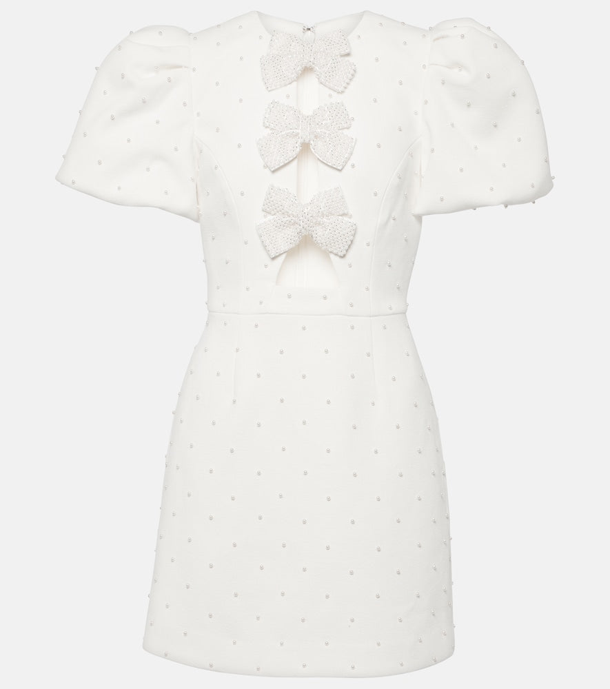 Rebecca Vallance Bridal Ophelia bow-detail minidress. Rebecca Vallance Bridal Ophelia 蝴蝶结细节迷你连衣裙