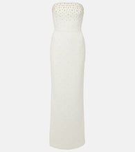 Rebecca Vallance Bridal Theresa faux pearl-embellished gown. Rebecca Vallance Bridal Theresa 仿珍珠装饰礼服