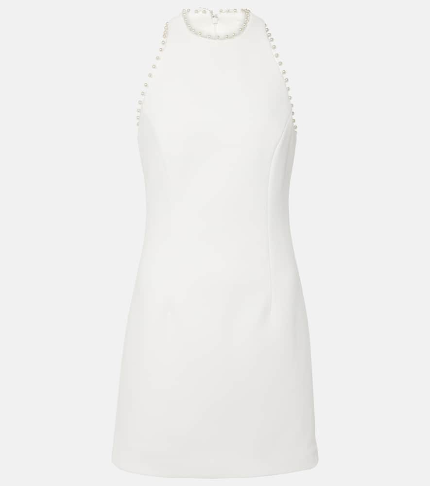 Rebecca Vallance Bridal Therese embellished cr√É¬™pe minidress