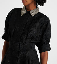 Rebecca Vallance Esther embellished brocade gown