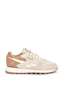 Reebok Classic Leather Sneaker in Pink | Pink Clay & Beige Lifestyle Sneakers for Women