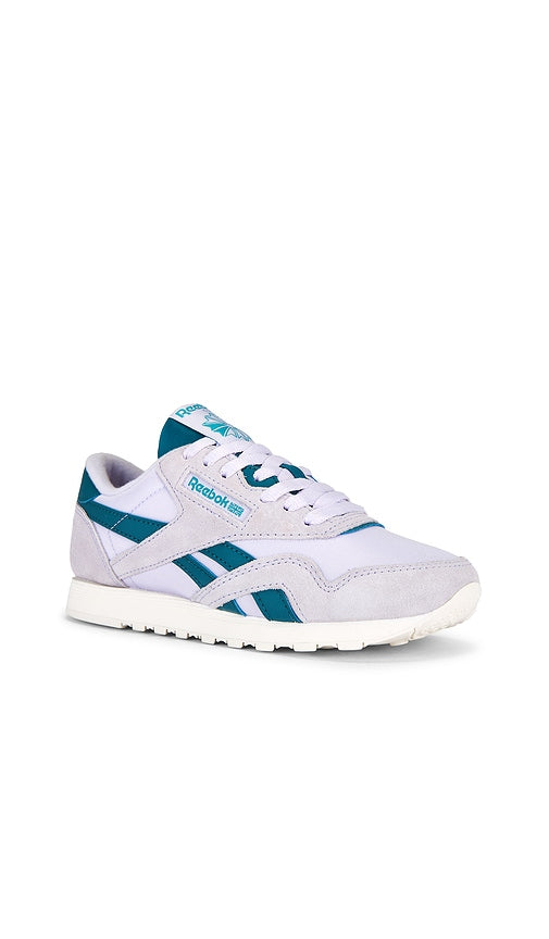 Reebok Classic Nylon Sneaker in Lavender
