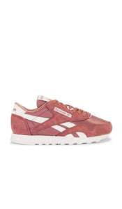 Reebok Classic Nylon in Rose | Scorched Earth Lifestyle Sneakers for Women