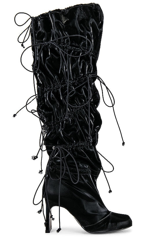 Reike Nen Multi Rushy Long Boots in Black - Bottes longues Reike Nen Multi Rushy en noir - Reike Nen Multi RUSHY 黑色长靴 - Reike Nen Multi Rushy Lange Stiefel in Schwarz - Reike Nen 멀티 러시 롱 부츠블랙 색상 - Stivali lunghi Reike Nen Multi Rushy in nero
