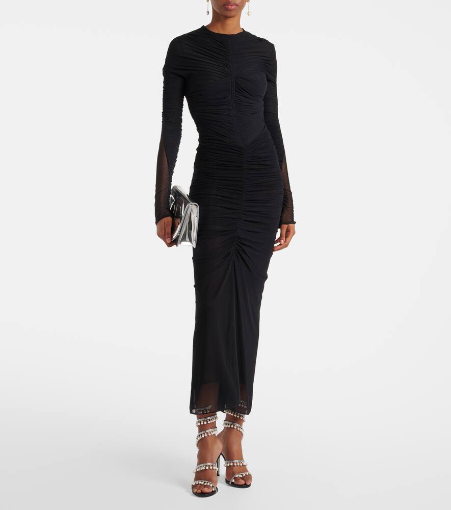 Rene Caovilla 85 embellished satin sandals