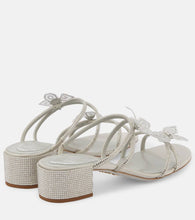 Rene Caovilla Caterina embellished bow-detail sandals