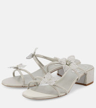 Rene Caovilla Caterina embellished bow-detail sandals