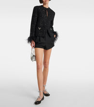 Rene Caovilla Caterina embellished leather ballet flats