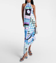 Rene Caovilla Caterina embellished satin mules