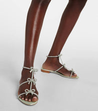 Rene Caovilla Caterina embellished satin sandals