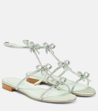 Rene Caovilla Caterina embellished satin sandals