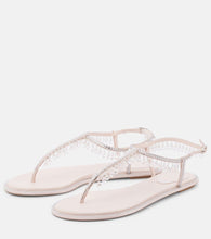 Rene Caovilla Chandelier embellished thong sandals