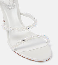 Rene Caovilla Cinderella Cleo 105 embellished satin sandals