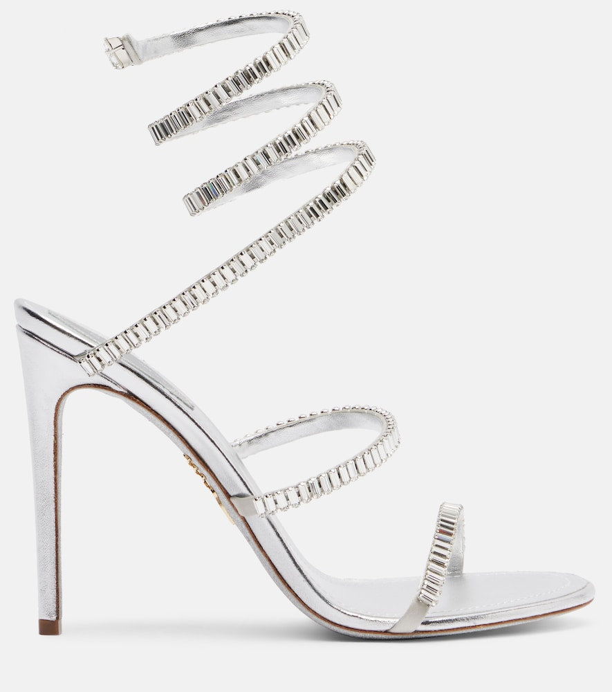 Rene Caovilla Cleo Spark embellished leather sandals