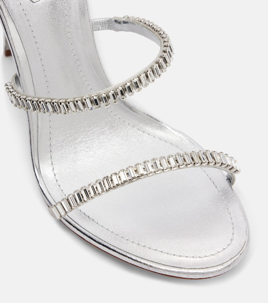 Rene Caovilla Cleo Spark embellished leather sandals