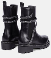 Rene Caovilla Cleo embellished leather Chelsea boots