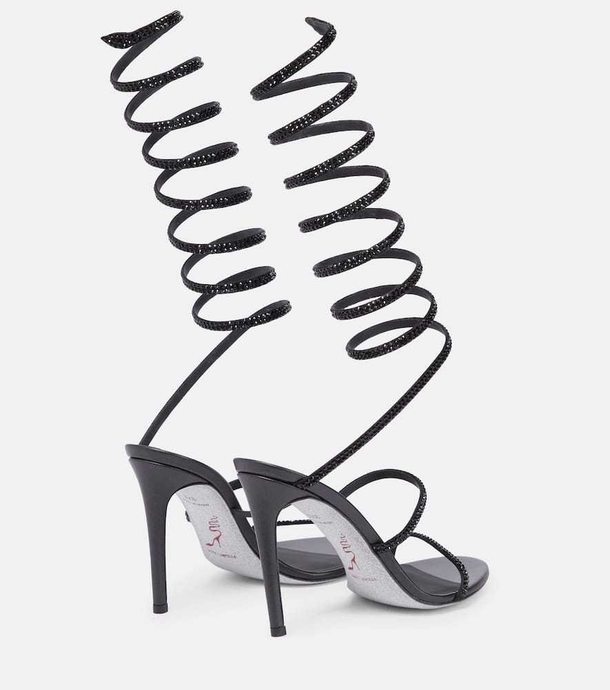 Rene Caovilla Cleo embellished leather sandals