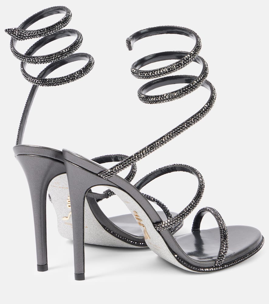 Rene Caovilla Cleo embellished leather sandals