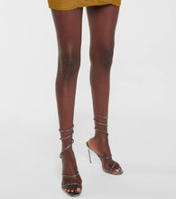 Rene Caovilla Cleo embellished leather sandals