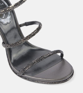 Rene Caovilla Cleo embellished leather sandals