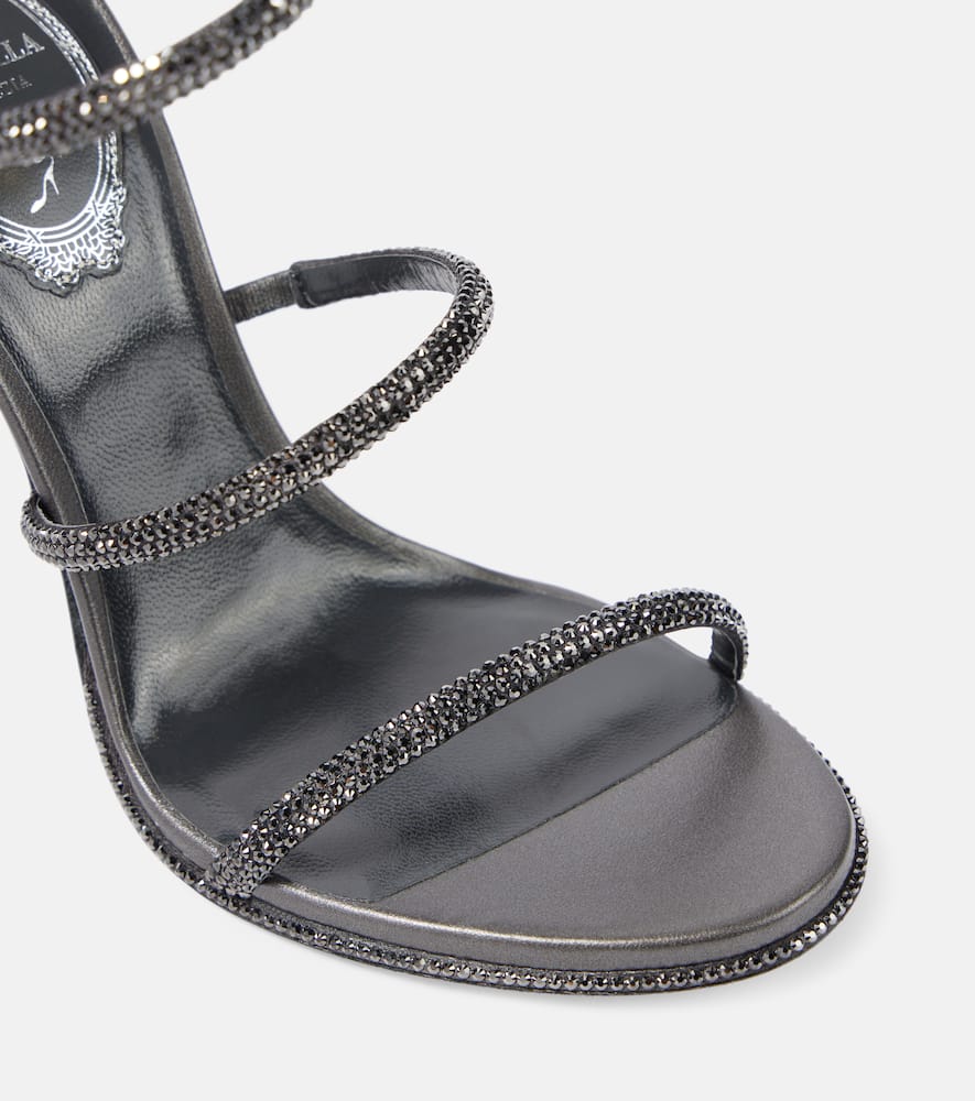Rene Caovilla Cleo embellished leather sandals