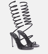 Rene Caovilla Cleo embellished leather sandals