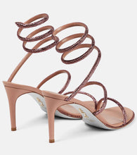 Rene Caovilla Cleo embellished satin sandals