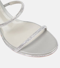 Rene Caovilla Cleo embellished satin sandals