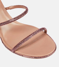 Rene Caovilla Cleo embellished satin sandals